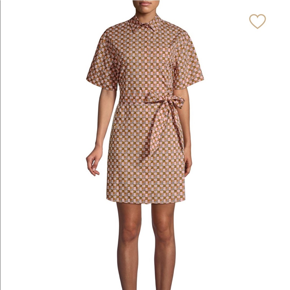 Burberry Addy Checked Shirt dress